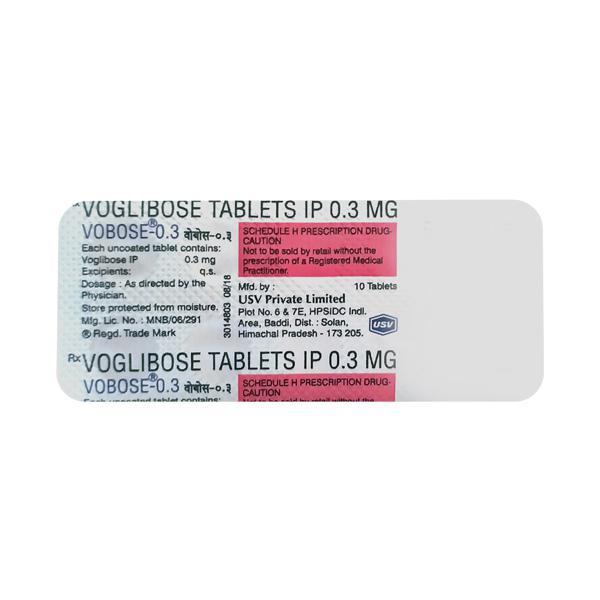 Vobose 0.3mg Tablet 10'S