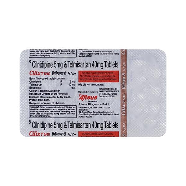 CILIX T 5/40 Tablet 15's