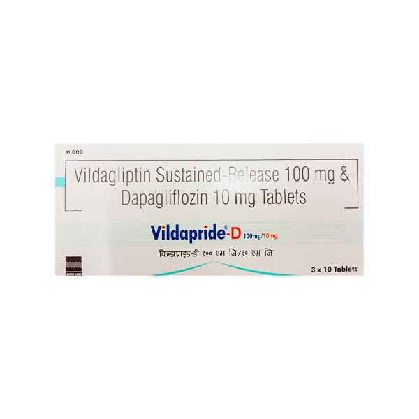VILDAPRIDE D 100/10 Tablet 10's