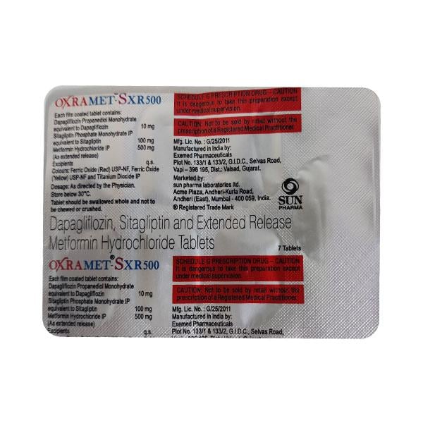 OXRAMET S XR 500 Tablet 7's