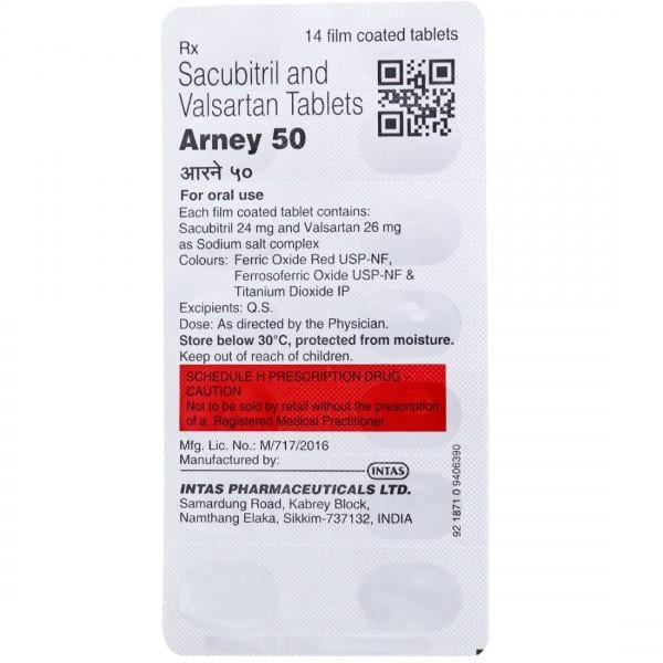 ARNEY 50 Tablet 14's
