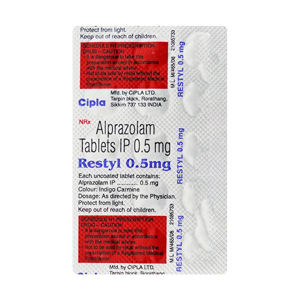 Restyl 0.5mg Tablet 15'S