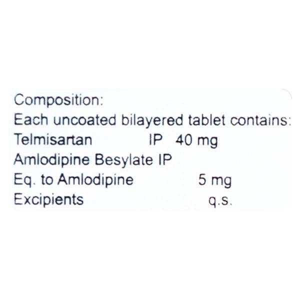 Telmavas AM 40/5mg Tablet 10'S