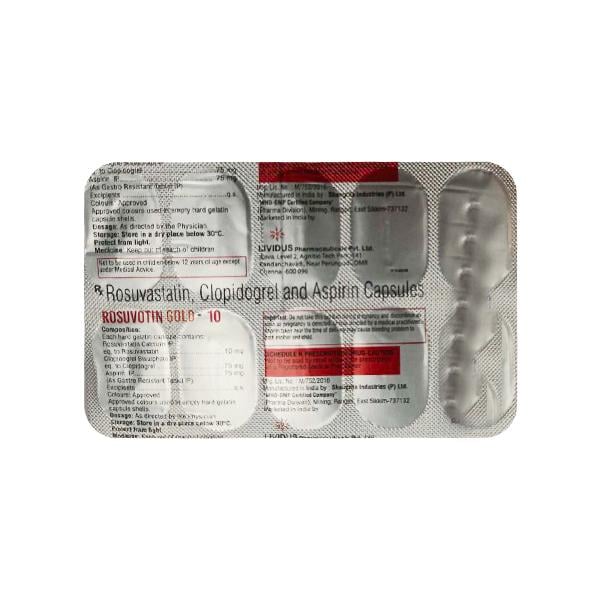 ROSUVOTIN GOLD 10mg Capsule 10's