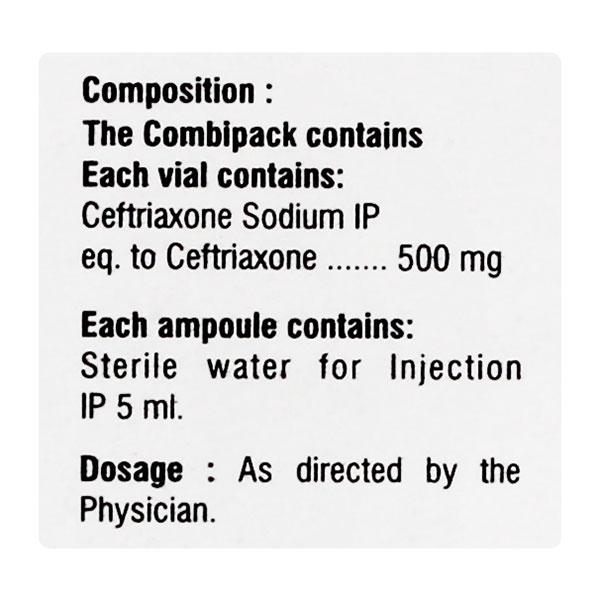 LYCEFT 500mg Injection 1's