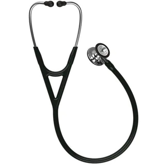 3M Littmann Cardiology IV Diagnostic Stethoscope Mirror - Finish Chestpiece and Stem 27inch - Global Surgicals
