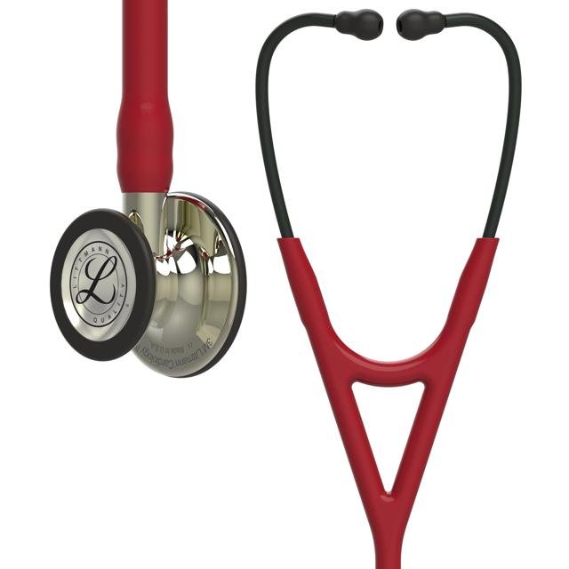 3M Littmann Cardiology IV Stethoscope with Champagne Accents and Chestpiece 27 inch - Global Surgicals