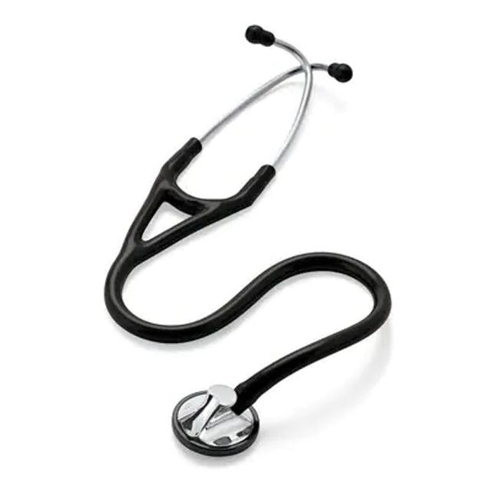 3M Littmann Master Cardiology Stethoscope (2160) - Stainless Steel Chestpiece Black Tube - Global Surgicals