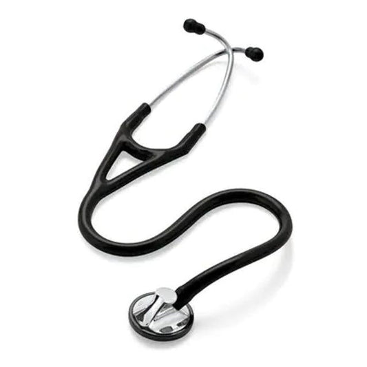 3M Littmann Master Cardiology Stethoscope (2160) - Stainless Steel Chestpiece Black Tube - Global Surgicals
