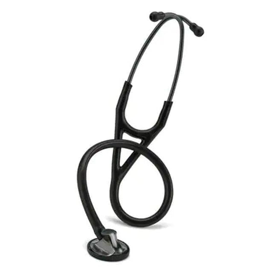3M Littmann Master Cardiology Stethoscope (2176) - Smoke Finish Chestpiece Black Tube - Global Surgicals