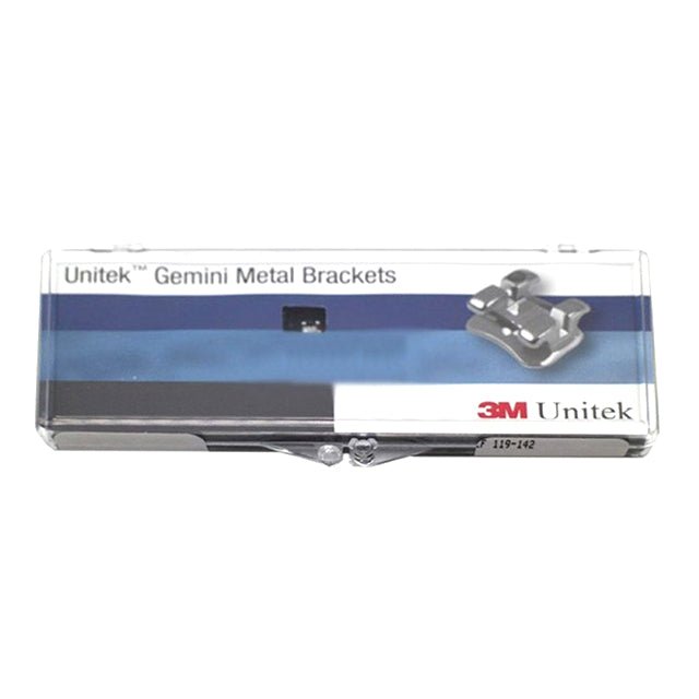 3M Unitek Gemini Metal Twin Brackets Cuspid Hook Conventional Brackets - Global Surgicals