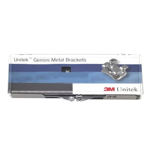 3M Unitek Gemini Metal Twin Brackets Cuspid Hook Conventional Brackets - Global Surgicals