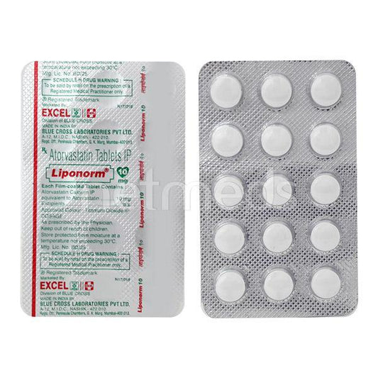 Liponorm 10mg Tablet 15'S
