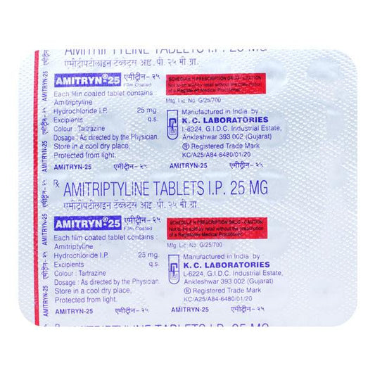 AMITRYN 25 Tablet 30's