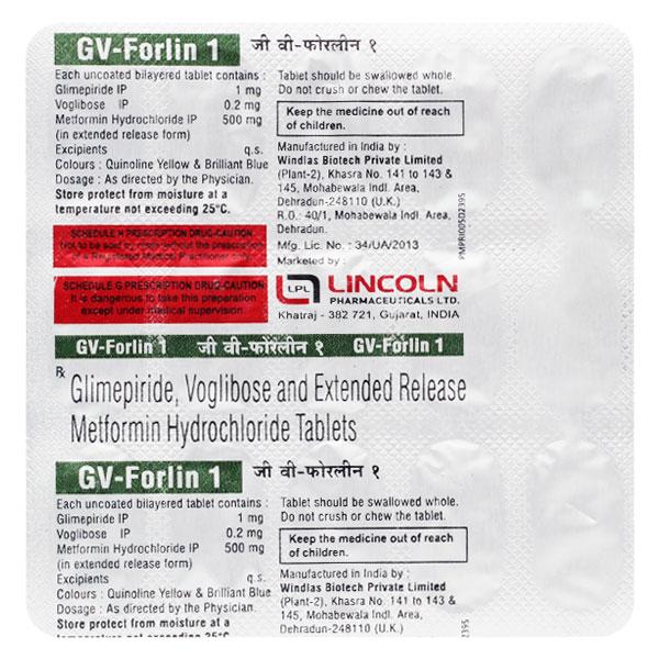 Gv Forlin 1Mg Tablet 15's