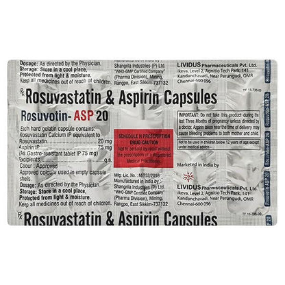ROSUVOTIN ASP 20 Capsule 10's