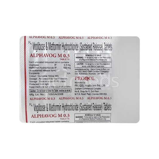 Alphavog M 0.3mg Tablet 10'S