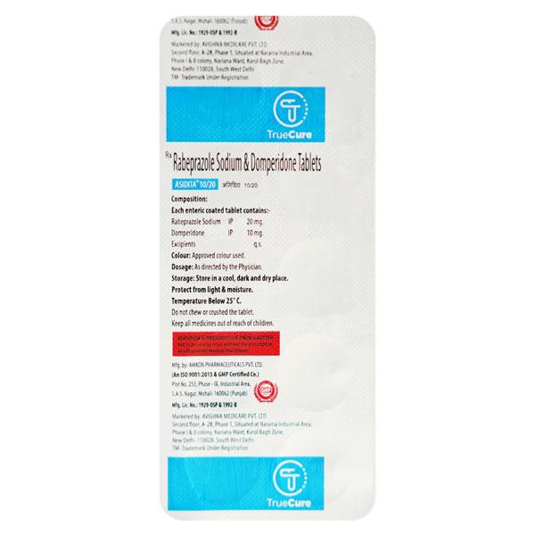 ASIDITA 10/20 Tablet 10's