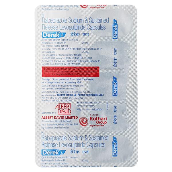 Derek L Capsule 10'S