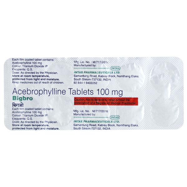 Bigbro 100mg Tablet 10'S