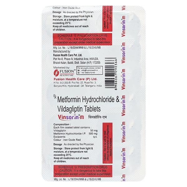 VINSORIN M Tablet 10's