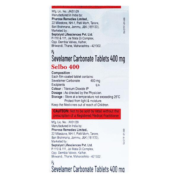 SELBO 400mg Tablet 10's