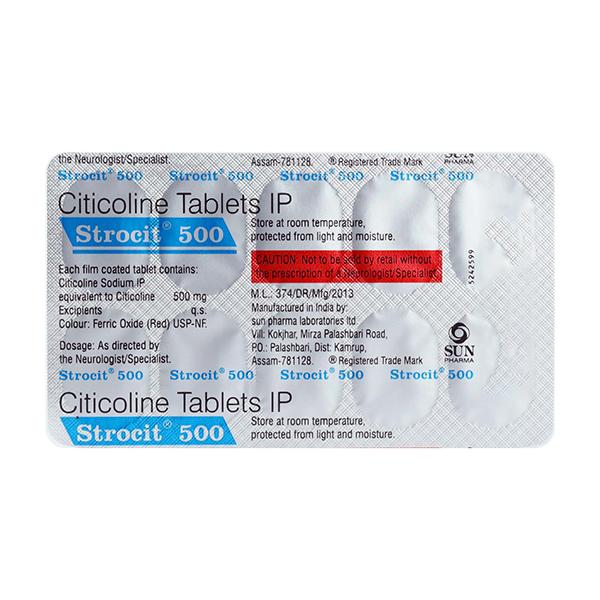 Strocit 500mg Tablet 10'S