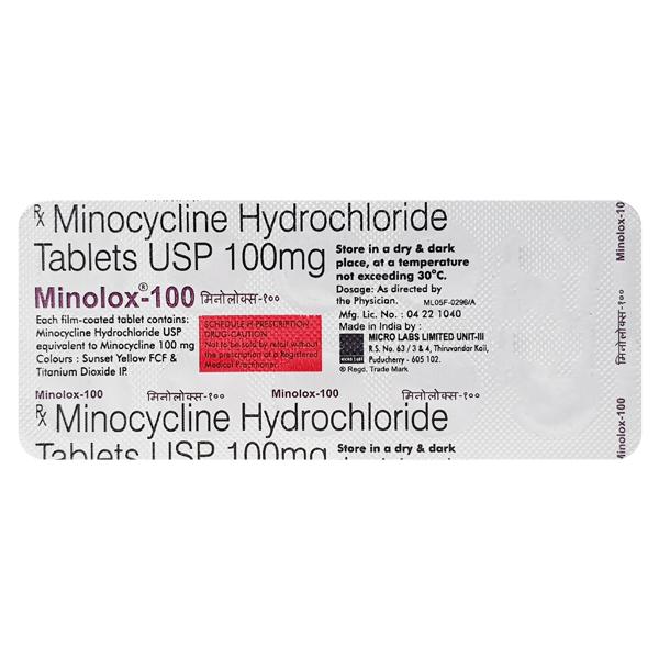 Minolox 100mg Tablet 10'S