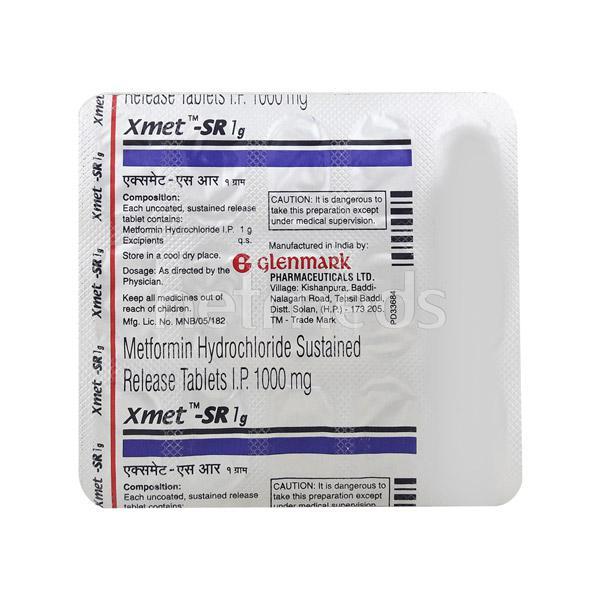 Xmet SR 1gm Tablet 15'S