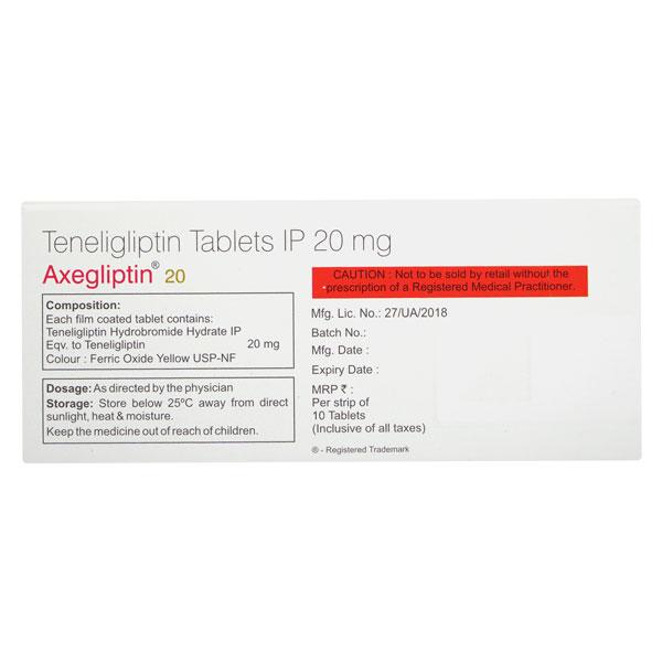AXEGLIPTIN 20mg Tablet 10's