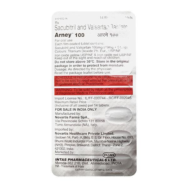ARNEY 100 Tablet 14's