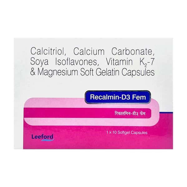 RECALMIN D3 FEM Softgel Capsule 10's