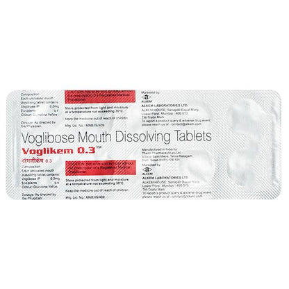 Voglikem 0.3mg Tablet 10'S