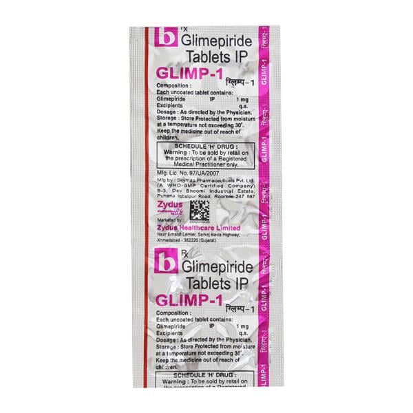 Glimp 1mg Tablet 10'S