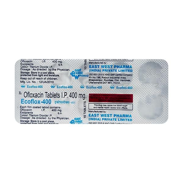 ECOFLOX 400mg Tablet 10's
