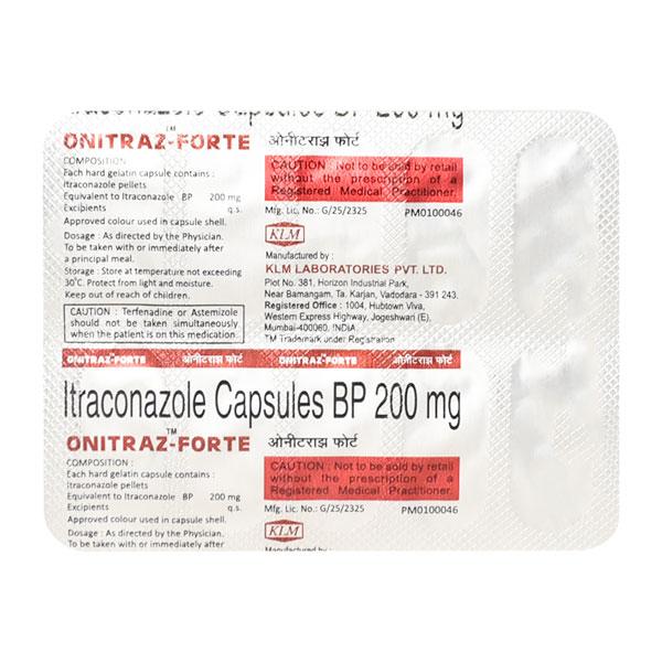Onitraz Forte Capsule 10'S