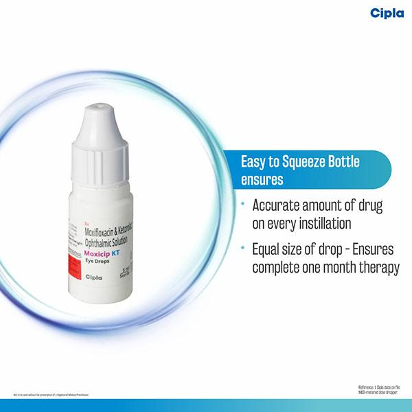 Moxicip KT Eye Drops 5ml