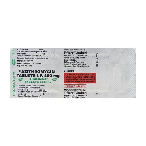 Trulimax 500mg Tablet 3'S