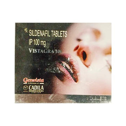 Vistagra 100mg Tablet 4'S
