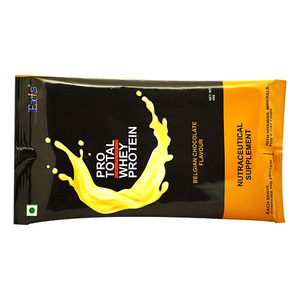 Prototal Whey Protein Belgian Chocolate Flavour Sachet 40gm