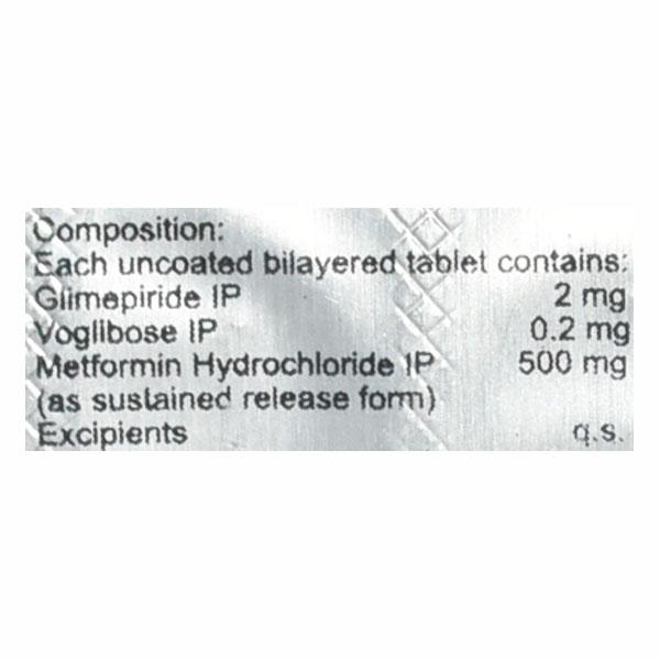 Jubiglim MV 2 Tablet 10'S