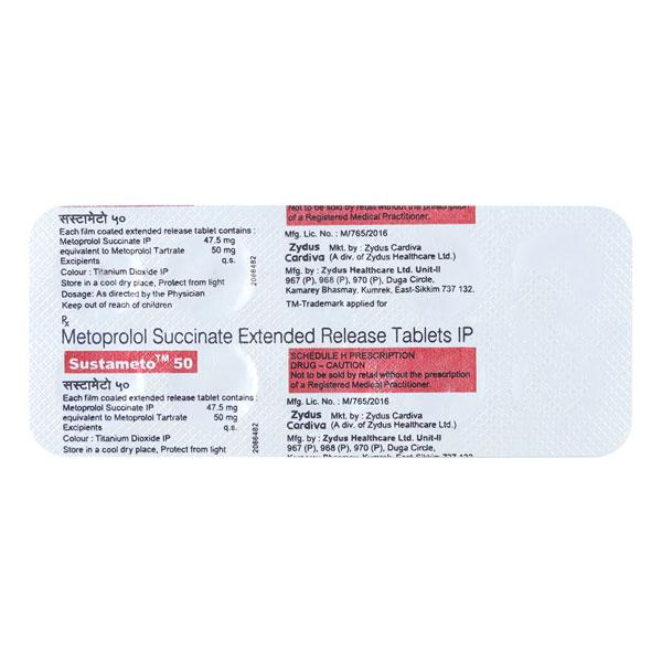 Sustameto 50mg Tablet 10'S
