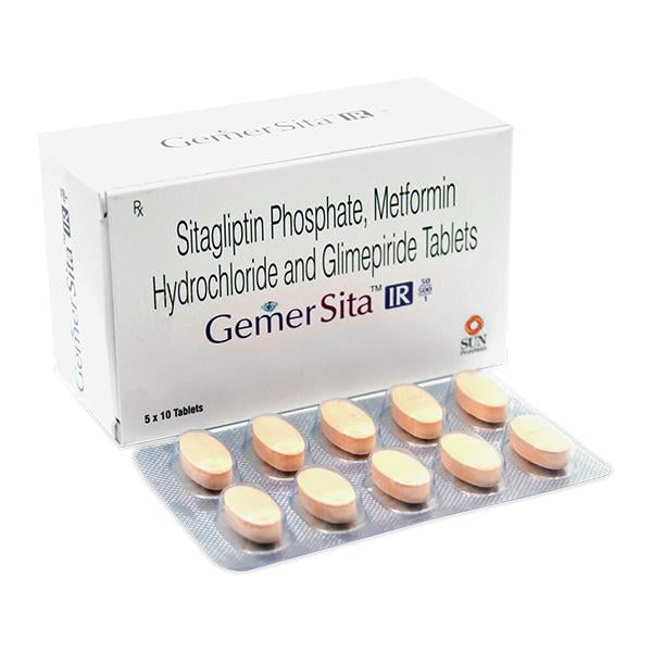 GEMER SITA IR 50/500/1 Tablet 10's