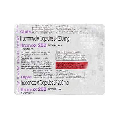 Itranox 200Mg Capsule 7's