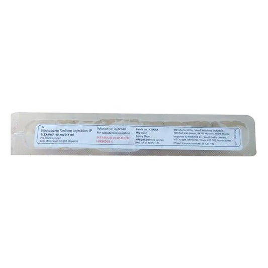 Clexane 40mg Injection(Pfs) 0.4ml