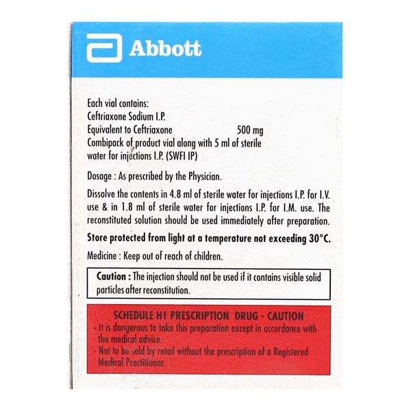 Finecef 500mg Injection 1'S