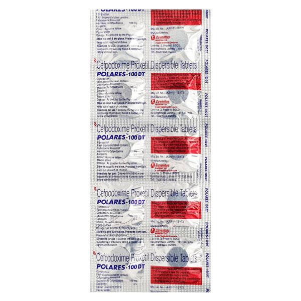Polares DT 100mg Tablet 10'S