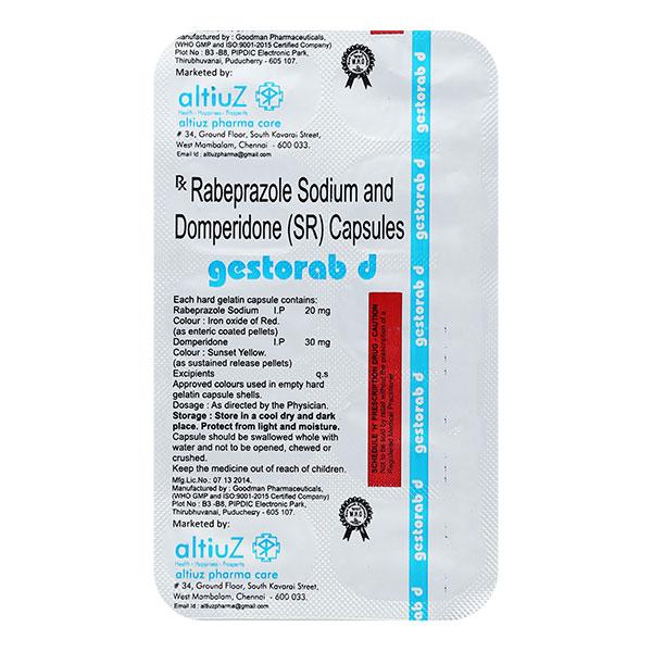 GESTORAB D Capsule 10's