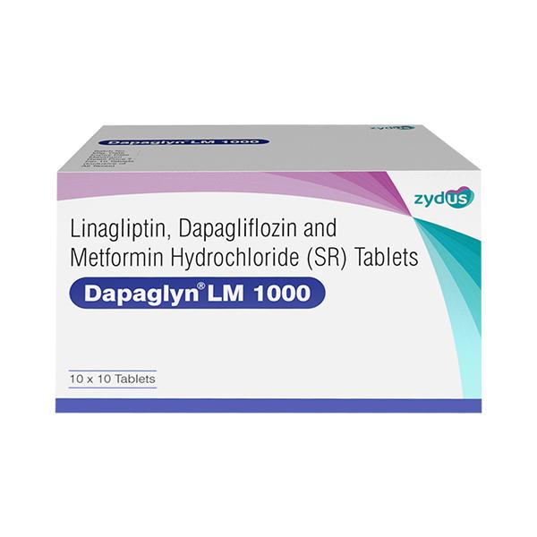 DAPAGLYN LM 1000 Tablet 10's