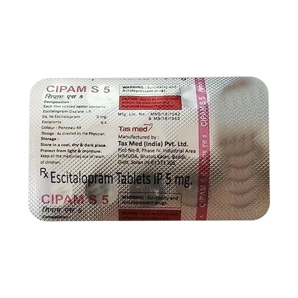 CIPAM S 5 Tablet 15's